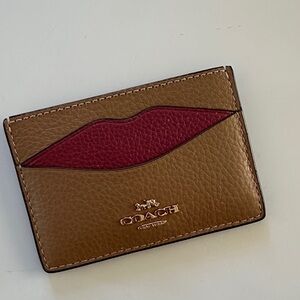Coach Slip Lip Credit Card Holder